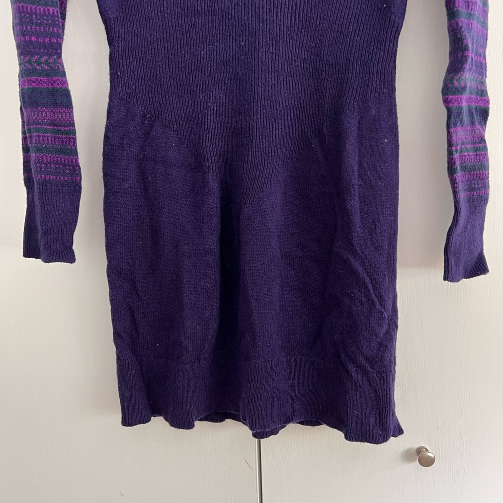 Sweater dress soft 80% lambswool 20%Nylon, stretchy, very good used condition - Picture 3 of 6